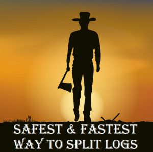How To Split Fire Wood Quick And Easy