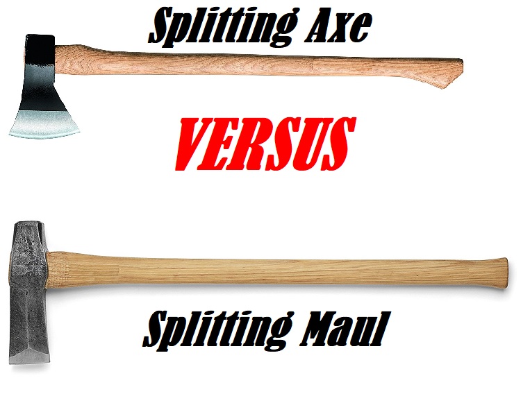 NEW COMPARISON AX SLITCHING WOOD LOGS CUTTING WOOD AX VS DECK 